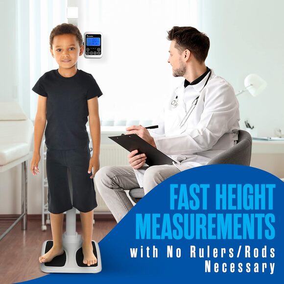 Houseables Medical Scale, Digital, Touchless Sonar Stadiometer - Picture 5 of 8